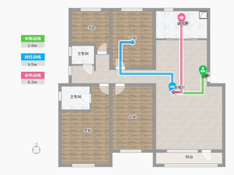 河北省-廊坊市-嘉都TIME-141.92-户型库-动静线