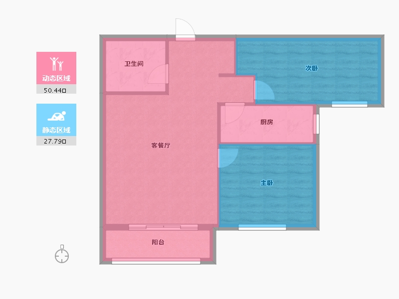 河北省-廊坊市-嘉都TIME-71.20-户型库-动静分区