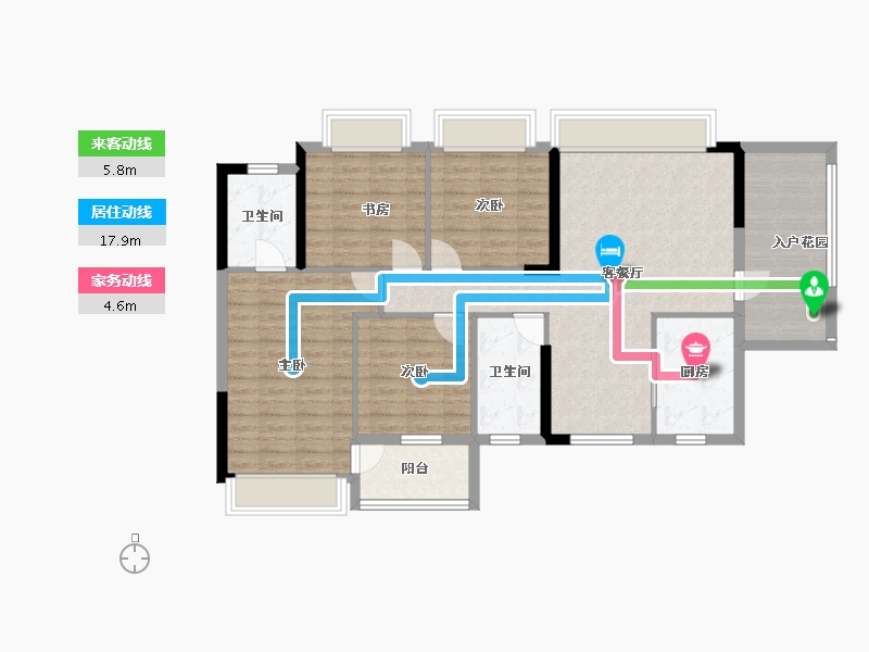 湖北省-鄂州市-御水天城-109.91-户型库-动静线