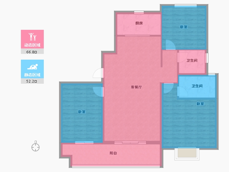 河南省-开封市-兰考仟禧华府-108.14-户型库-动静分区