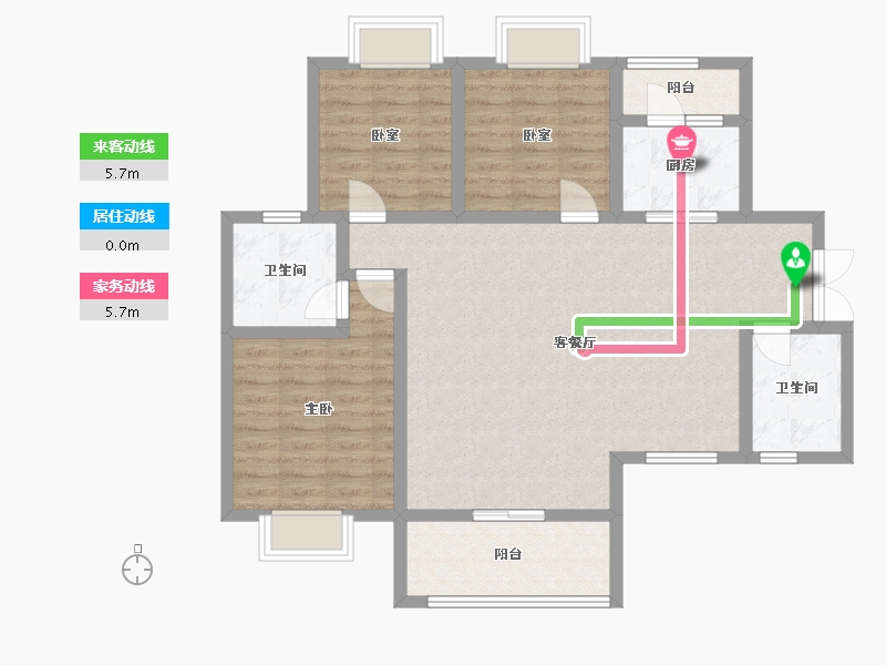 贵州省-黔西南布依族苗族自治州-将台营公园-97.63-户型库-动静线