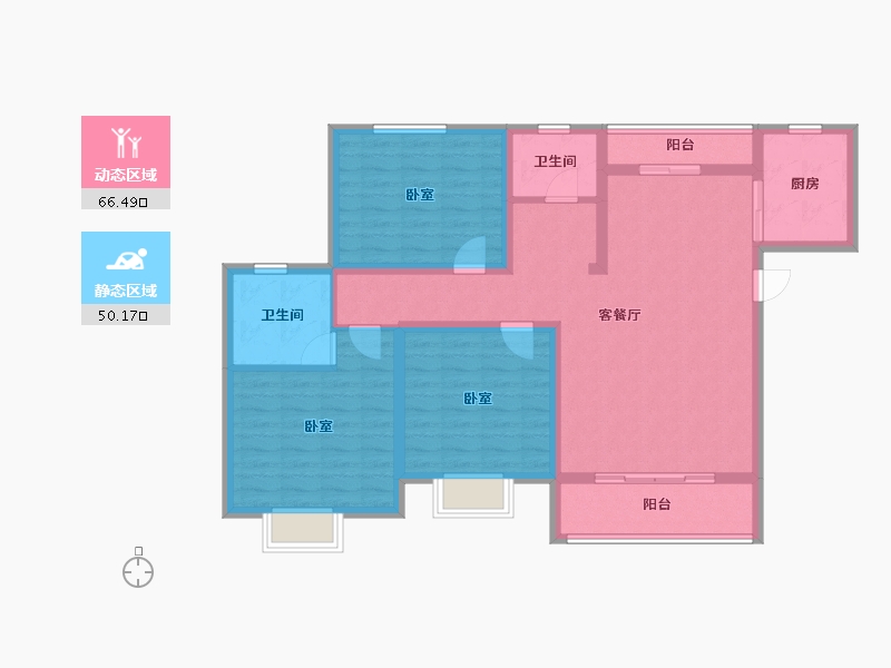 河南省-开封市-兰考时代广场-104.00-户型库-动静分区