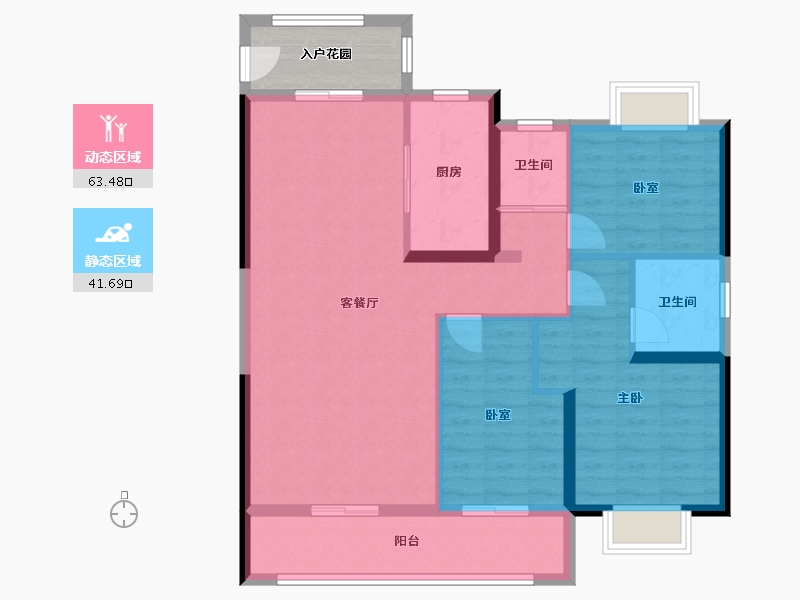 湖北省-黄冈市-碧桂园湖境-100.01-户型库-动静分区