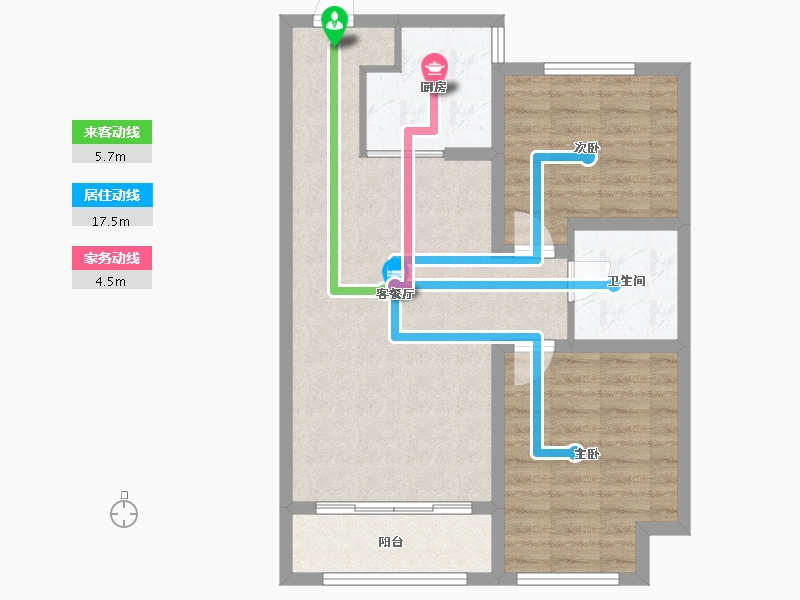 河北省-廊坊市-嘉都TIME-71.21-户型库-动静线