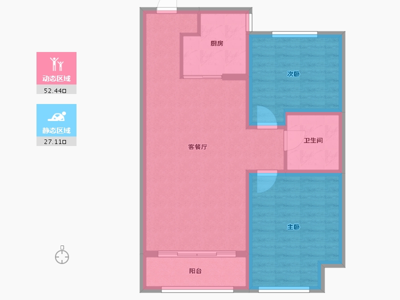 河北省-廊坊市-嘉都TIME-71.21-户型库-动静分区