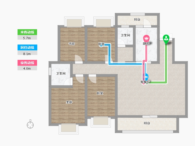 贵州省-黔西南布依族苗族自治州-将台营公园-114.26-户型库-动静线