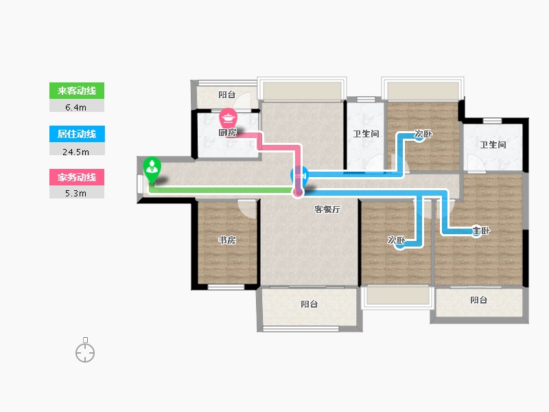 广东省-阳江市-文华峯境-115.89-户型库-动静线