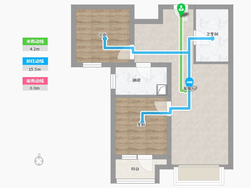 河北省-廊坊市-永清融创城-53.40-户型库-动静线