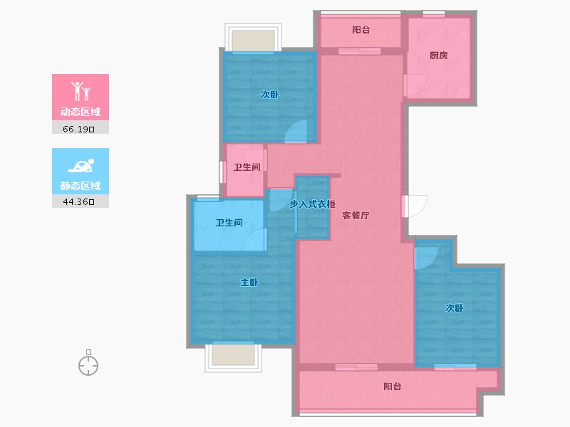 湖北省-随州市-广水锦诚雅苑-98.90-户型库-动静分区