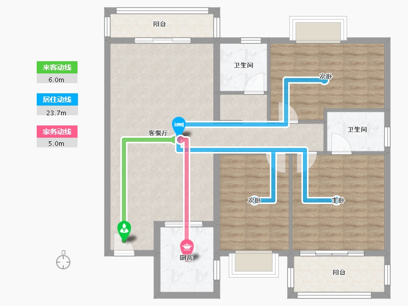 福建省-福州市-金闽二区二期-98.00-户型库-动静线