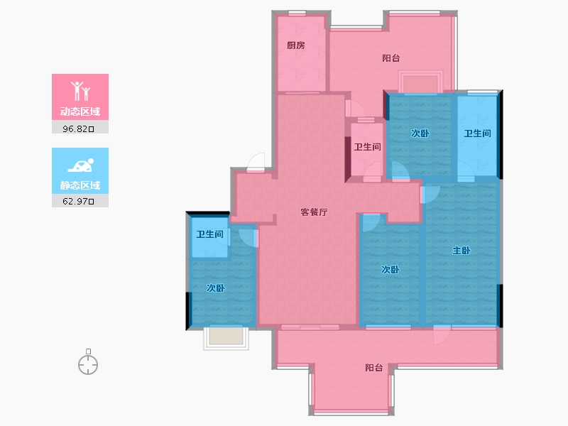 四川省-成都市-新川8号-142.40-户型库-动静分区