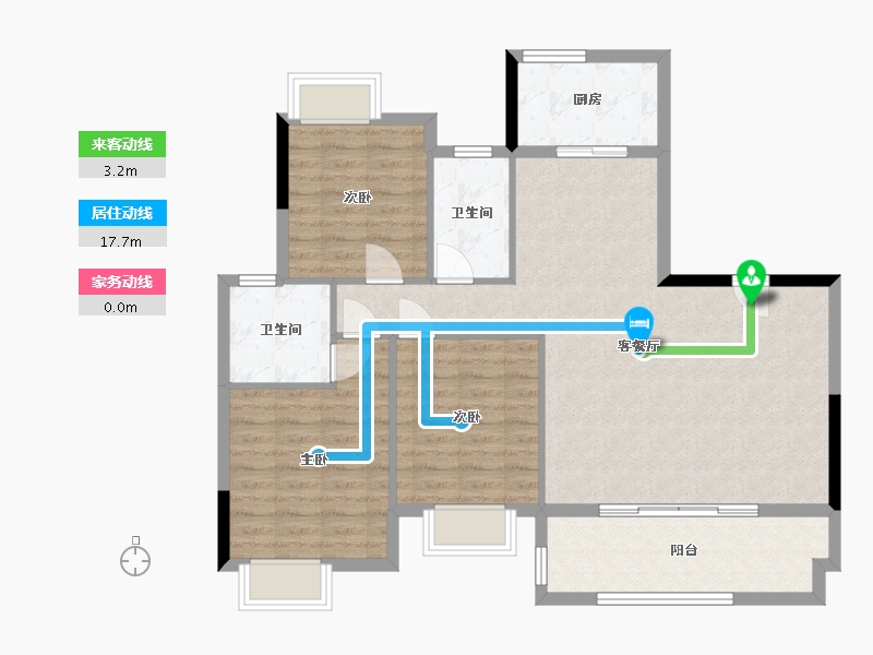 福建省-三明市-状元一号-99.66-户型库-动静线