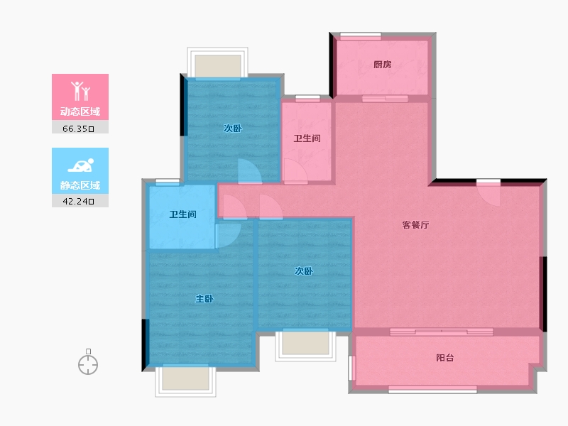 福建省-三明市-状元一号-99.66-户型库-动静分区