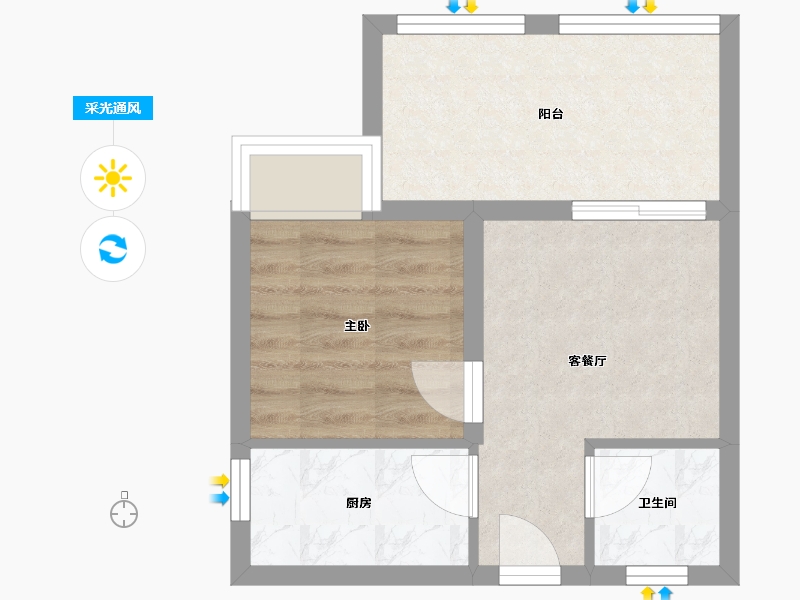 贵州省-遵义市-上天池-35.83-户型库-采光通风