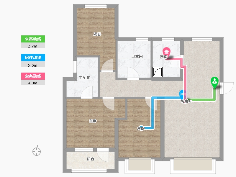 河北省-廊坊市-融创城-78.52-户型库-动静线