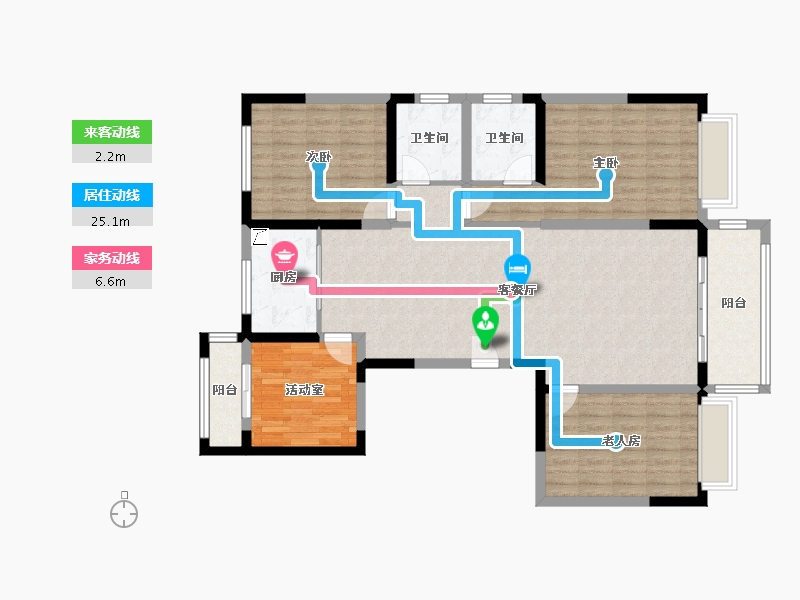 河南省-三门峡市-卓达韶州府-132.63-户型库-动静线