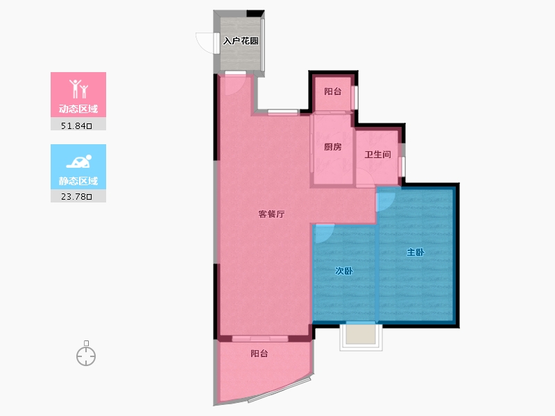 海南省-海口市-星华海岸城-72.19-户型库-动静分区