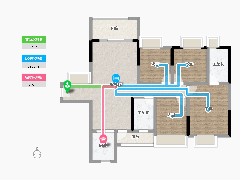 广东省-阳江市-文华峯境-93.10-户型库-动静线