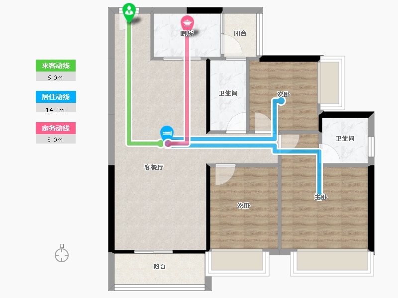 广东省-阳江市-文华峯境-81.42-户型库-动静线