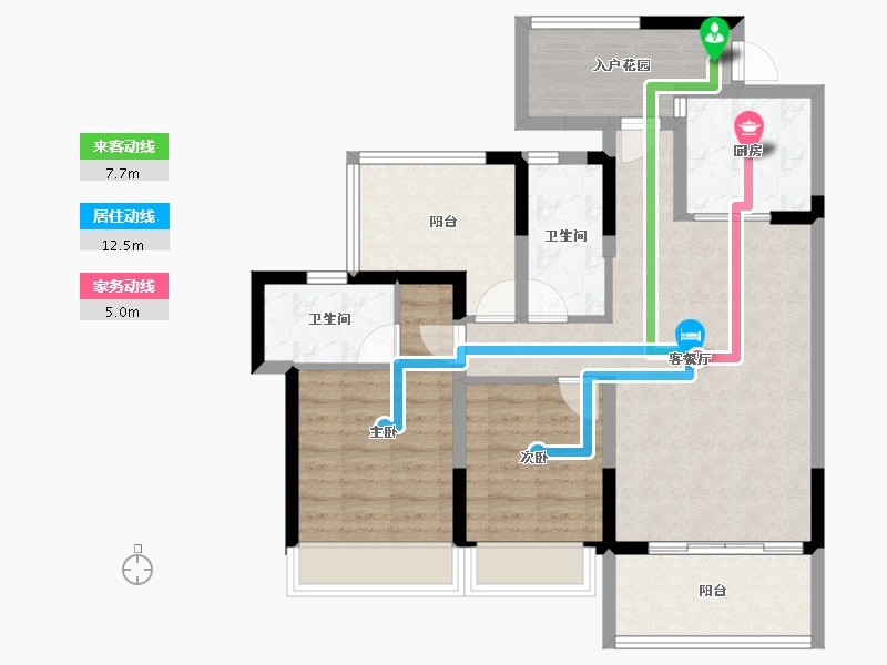 海南省-海口市-千江悦-86.52-户型库-动静线