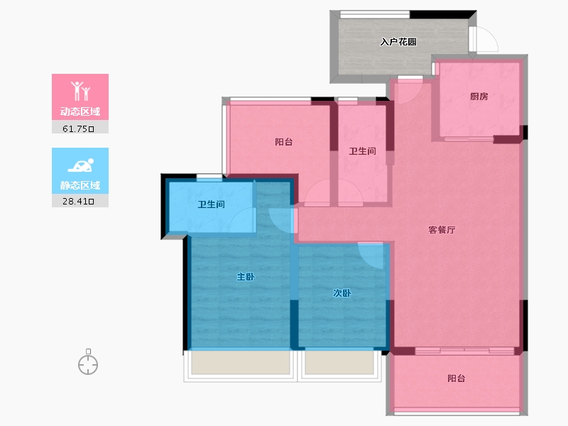 海南省-海口市-千江悦-86.52-户型库-动静分区