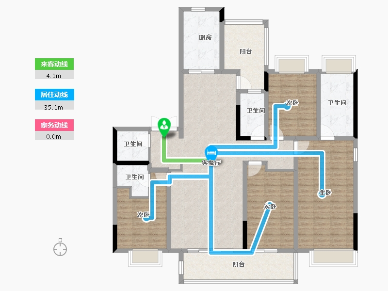 四川省-成都市-新川8号-148.00-户型库-动静线