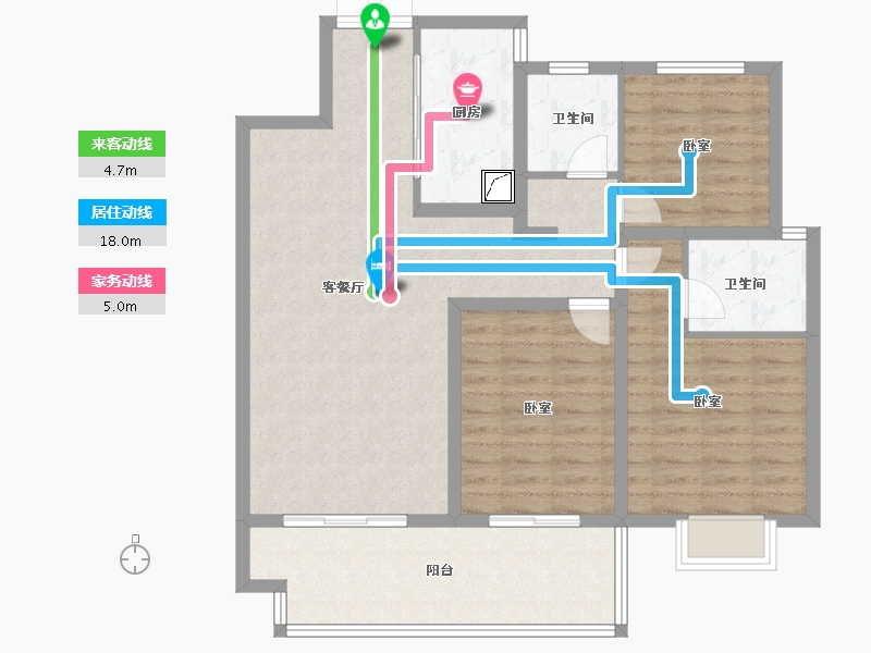 陕西省-宝鸡市-山河大观-100.01-户型库-动静线