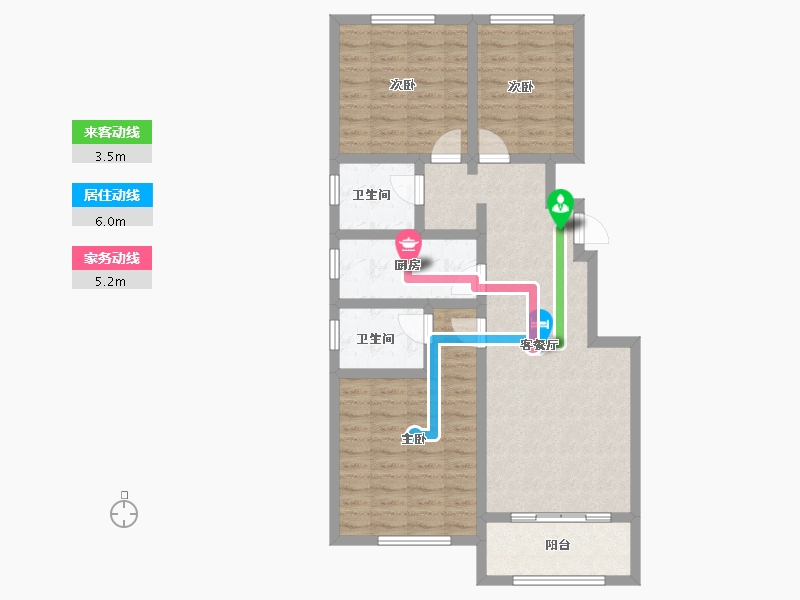 河北省-廊坊市-京安府-86.21-户型库-动静线