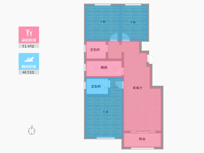 河北省-廊坊市-京安府-86.21-户型库-动静分区