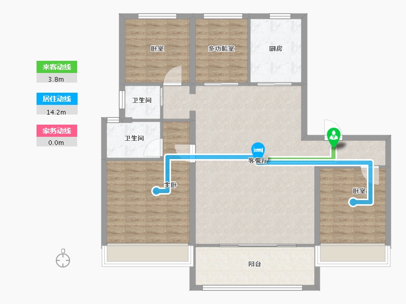 河南省-安阳市-碧桂园林语印象-112.10-户型库-动静线