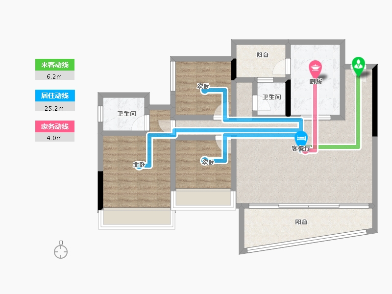 四川省-遂宁市-荣兴时代滨江-93.48-户型库-动静线