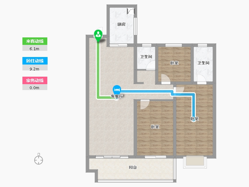 陕西省-宝鸡市-山河大观-110.01-户型库-动静线