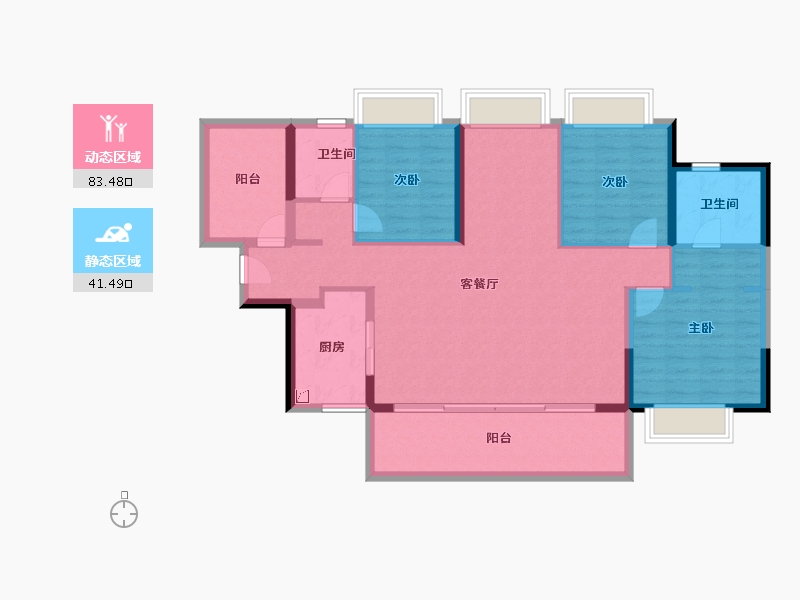 广东省-湛江市-湛江爱琴海国际广场-112.19-户型库-动静分区