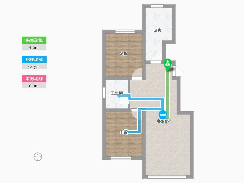 河北省-秦皇岛市-兴桐鑫城-56.06-户型库-动静线