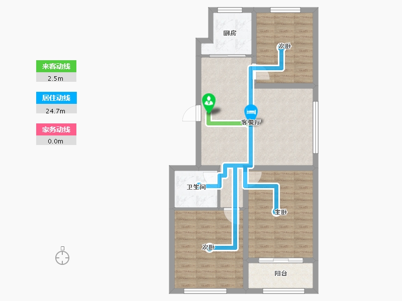 河北省-秦皇岛市-兴桐鑫城-75.92-户型库-动静线