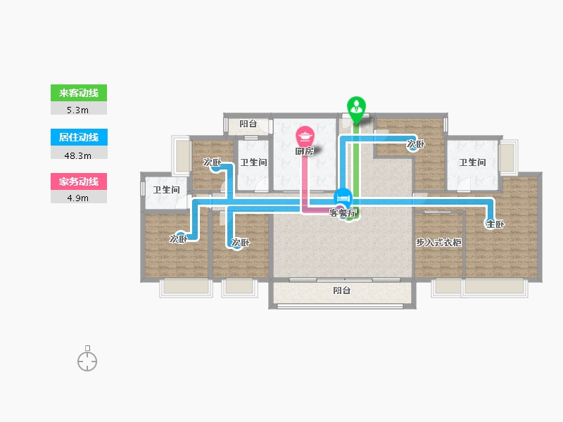 广东省-湛江市-湛江招商国际邮轮城-168.01-户型库-动静线