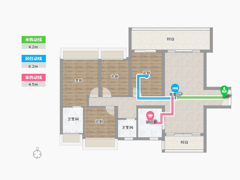 广东省-湛江市-湛江招商国际邮轮城-104.01-户型库-动静线