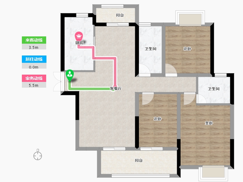 湖北省-宜昌市-建投时代印-100.19-户型库-动静线