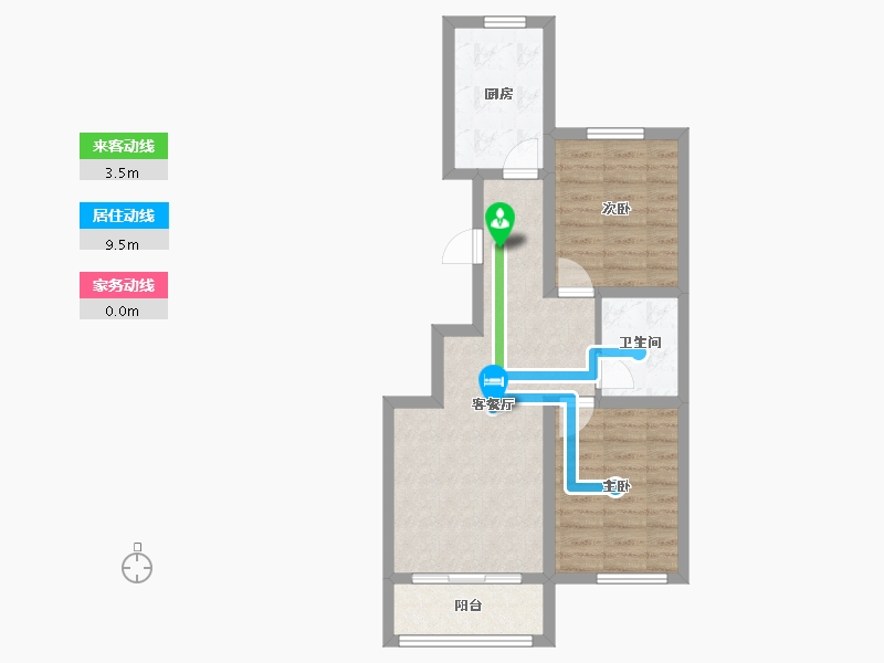 河北省-秦皇岛市-兴桐鑫城-58.28-户型库-动静线