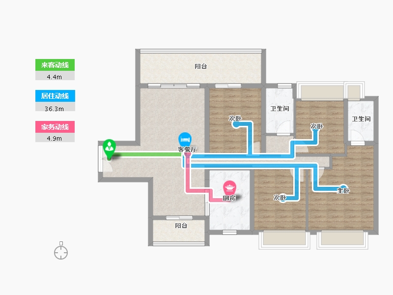 广东省-湛江市-湛江招商国际邮轮城-111.20-户型库-动静线