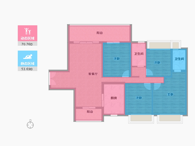 广东省-湛江市-湛江招商国际邮轮城-111.20-户型库-动静分区