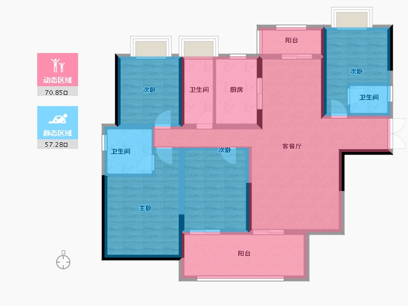 湖北省-宜昌市-建投时代印-114.00-户型库-动静分区