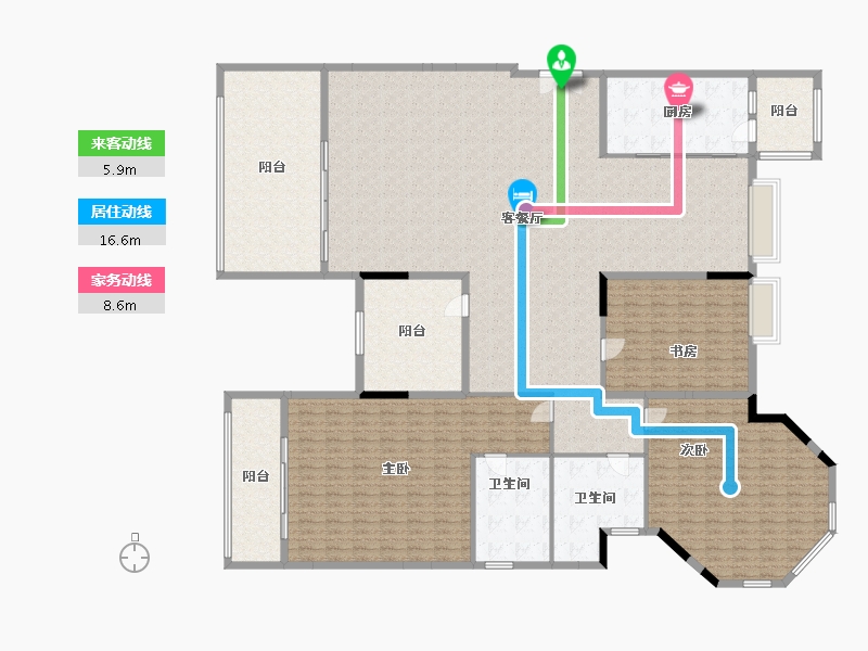 贵州省-贵阳市-碧桂园-300.00-户型库-动静线