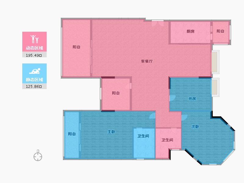 贵州省-贵阳市-碧桂园-300.00-户型库-动静分区