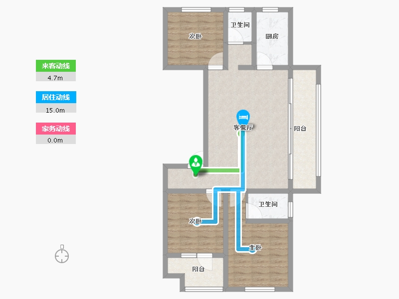 山东省-日照市-山海大象和悦万家-88.80-户型库-动静线