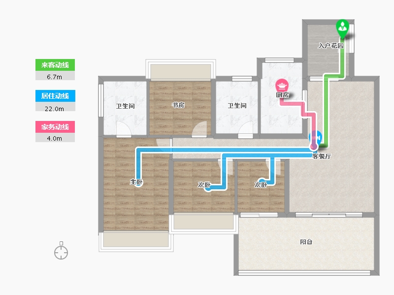 广东省-湛江市-民大蓝海峰境-116.00-户型库-动静线