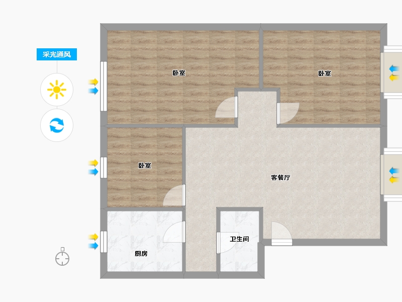 四川省-成都市-地勘院-96.00-户型库-采光通风