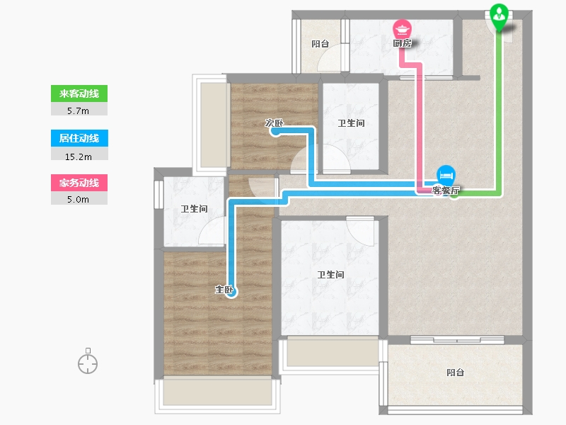 广东省-湛江市-湛江招商国际邮轮城-83.21-户型库-动静线