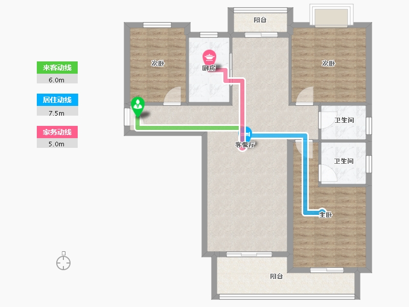 湖北省-黄冈市-滨河·智汇城-99.07-户型库-动静线