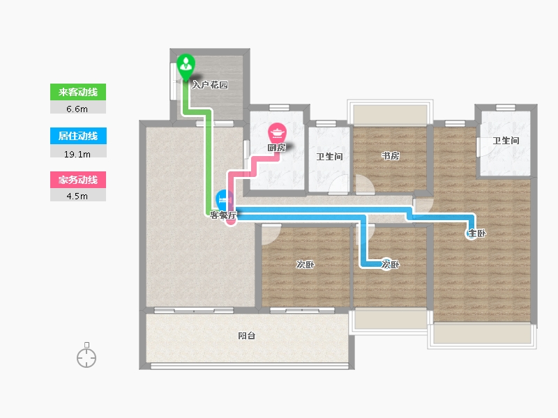 广东省-湛江市-民大蓝海峰境-132.01-户型库-动静线